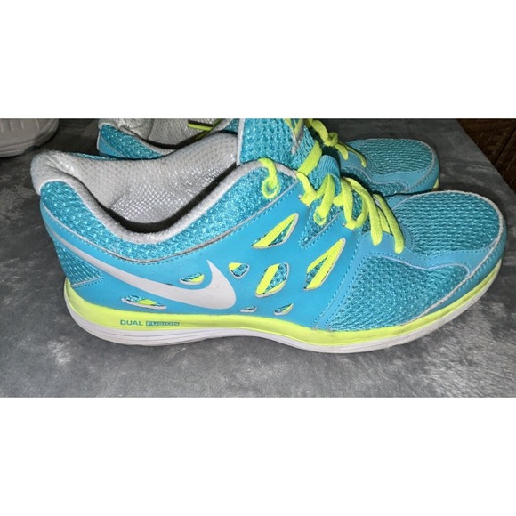 Nike Shoes - Nike Womens Dual Fusion ST‎ 2 454240-400 Blue Running Shoes Sneakers Size 8